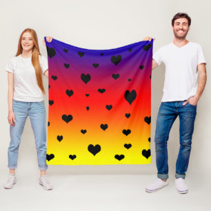 Rainbow Hearts, Fleecedecke