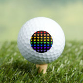 Rainbow Hearts Golfball (Insitu T-Shirt)