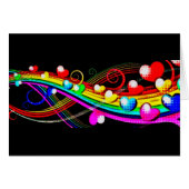 Rainbow Hearts Grußkarte (Vorderseite (Horizontal))
