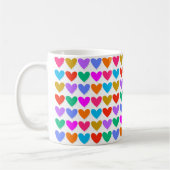 Rainbow Hearts Kaffeetasse (Links)