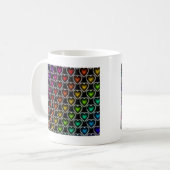 Rainbow Hearts Kaffeetasse (Vorderseite Links)