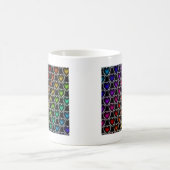 Rainbow Hearts Kaffeetasse (Mittel)