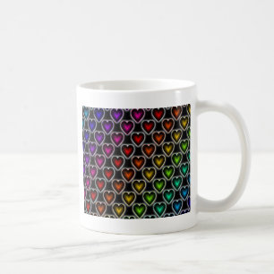 Rainbow Hearts Kaffeetasse