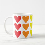 Rainbow Hearts Kaffeetasse (Links)