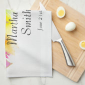 Rainbow Hearts Küchentücher (Viertel Falte)