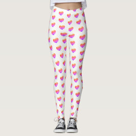 Rainbow Hearts - Leggings
