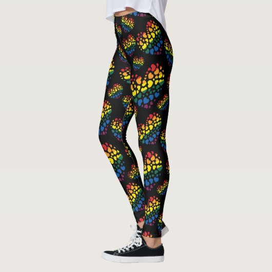 Rainbow Hearts Leggings (Links)