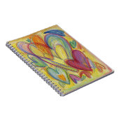 Rainbow Hearts Liebe Art Notebook Journal Notizblock (Rechte Seite)