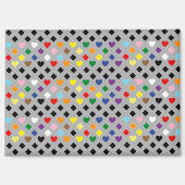 Rainbow Hearts Magnet (Vorderseite)