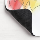 Rainbow-Hearts Mousepad (Ecke)