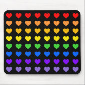 Rainbow Hearts Mousepad (Vorne)