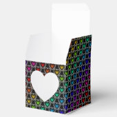 Rainbow Hearts Muster Herz-Liebhaber Box Geschenkschachtel (Geöffnet)