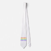 Rainbow Hearts Neck Tie Krawatte (Vorderseite)
