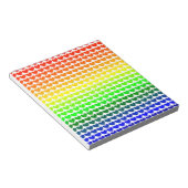RAINBOW HEARTS NOTIZBLOCK (angewinkelt)