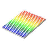 RAINBOW HEARTS NOTIZBLOCK (Rotiert)