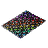 Rainbow Hearts Notizblock (Linke Seite)