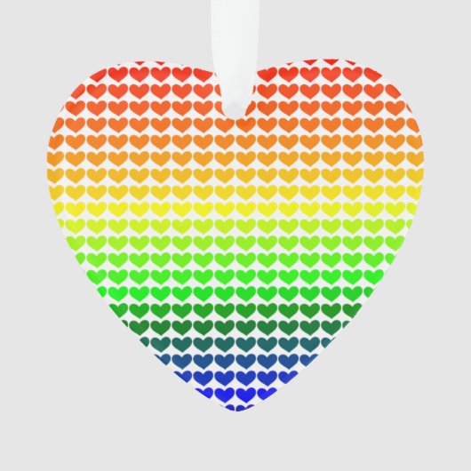 RAINBOW HEARTS ORNAMENT (Vorderseite)