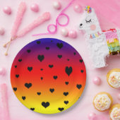 Rainbow Hearts, Pappteller (Party)