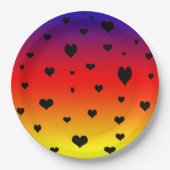 Rainbow Hearts, Pappteller (Vorderseite)