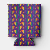 Rainbow Hearts Pattern Dosenkühler (Vorderseite)