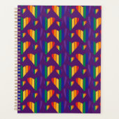 Rainbow Hearts Pattern Planer (Vorderseite)