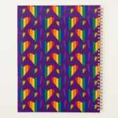 Rainbow Hearts Pattern Planer (Rückseite)