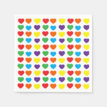 Rainbow Hearts Pattern