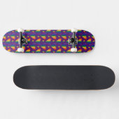 Rainbow Hearts Pattern Skateboard (Horizontal)