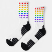 Rainbow Hearts Pride Socks Socken (Links)