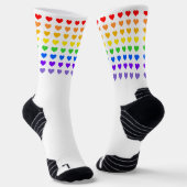 Rainbow Hearts Pride Socks Socken (Gewinkelt)