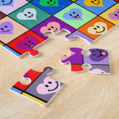 Rainbow Hearts Quadrate Puzzle (Seite)