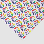 Rainbow Hearts Seidenpapier (Ausschnitt)