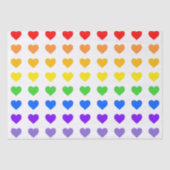 Rainbow Hearts Seidenpapier (Vorderseite)
