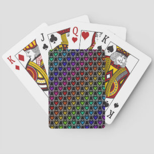 Rainbow Hearts Spielkarten