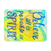 Rainbow Hearts Spirit Prayer Magnet (Horizontal)