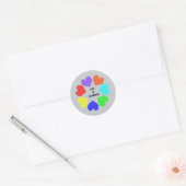 Rainbow Hearts Stickers der interrassischen Liebe (Umschlag)