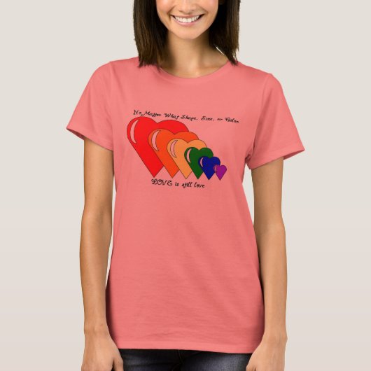 RAINBOW HEARTS T-Shirt (Vorderseite)