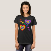 Rainbow Hearts T-Shirt (Vorne ganz)