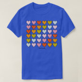 Rainbow Hearts T-Shirt (Design vorne)