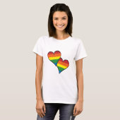 Rainbow Hearts T - Shirt (Vorne ganz)