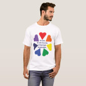 Rainbow Hearts T-Shirt (Vorne ganz)