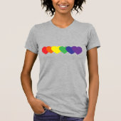 Rainbow Hearts T-Shirt (Vorderseite)