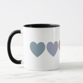 Rainbow Hearts Tasse (Links)