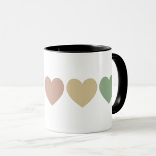 Rainbow Hearts Tasse