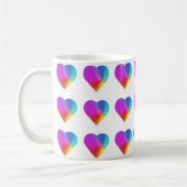 Rainbow Hearts Tasse (Links)