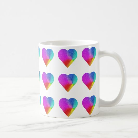 Rainbow Hearts Tasse (Rechts)