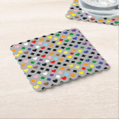 Rainbow Hearts Untersetzer (angewinkelt)