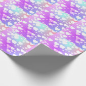 Rainbow Hearts Wrapping Paper Geschenkpapier (Ecke)
