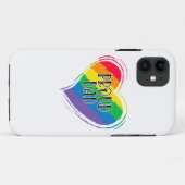 Rainbow Heft Flag Proud Vater LGBT Gay Pride Monat Case-Mate iPhone Hülle (Rückseite (Horizontal))