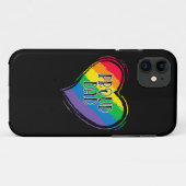 Rainbow Heft Flag Proud Vater LGBT Gay Pride Monat Case-Mate iPhone Hülle (Rückseite (Horizontal))